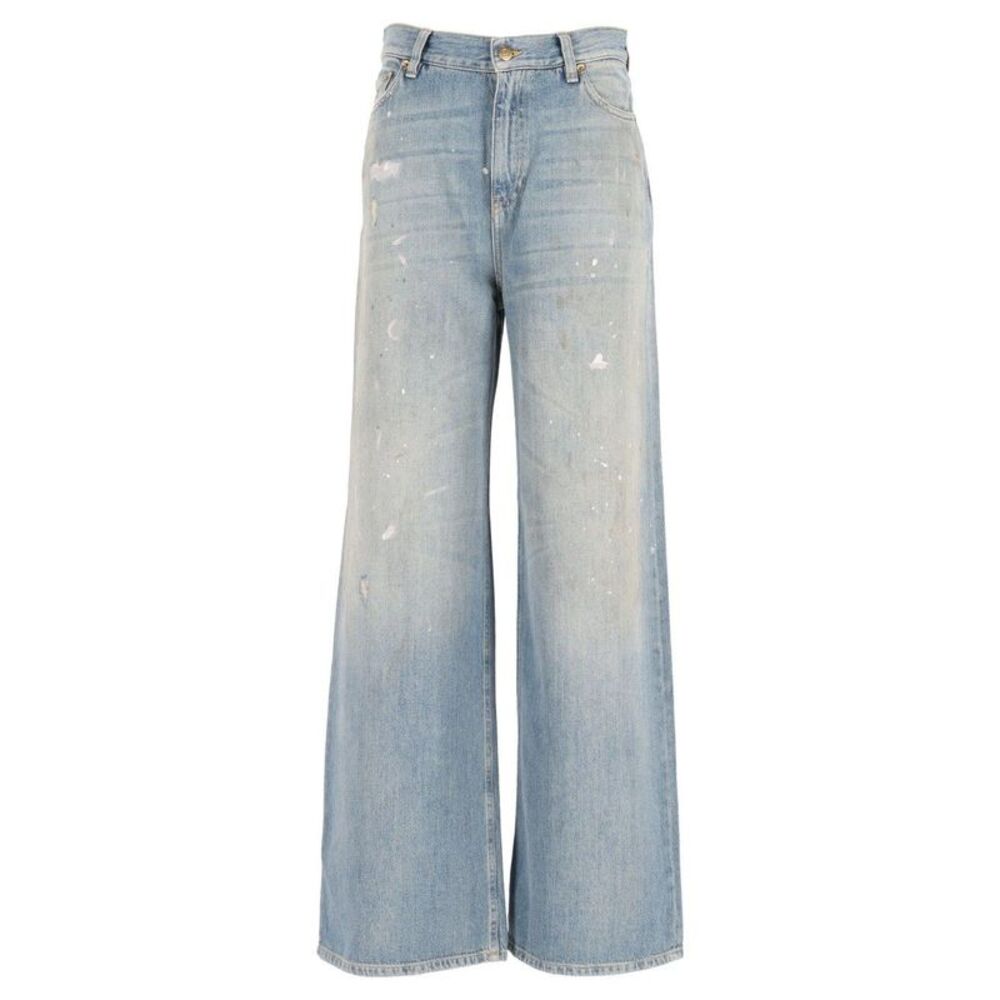 Golden Goose Women Jeans With Embroidered Logo